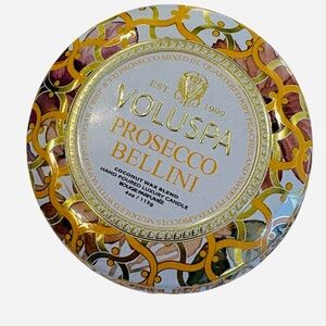 Voluspa Prosecco Bellini NEW Dented Candle 4 oz Luxury Hand Poured